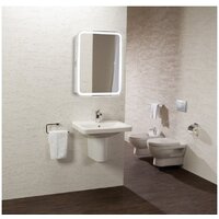  Doratiz Шкаф с зеркалом Doratiz Аква Плюс 50 2711.936 (белый,с подсветкой) - Превью изображения №4 — Интернет-магазин Time-Shop