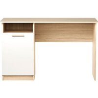 Стол Памир ПКС-12 (дуб сонома/белый глянец) - Превью изображения №2 — Интернет-магазин Time-Shop