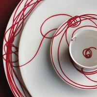 Тарелка обеденная Taitu Fil Rouge Nodi 5-41 - Превью изображения №2 — Интернет-магазин Time-Shop