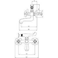 Смеситель Deante Symetrio BOS 011D - Превью изображения №2 — Интернет-магазин Time-Shop