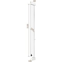 Шкаф-пенал Кортекс-мебель Корнелия Лира НШП40 (белый) - Превью изображения №2 — Интернет-магазин Time-Shop