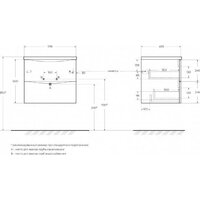  BelBagno Тумба под умывальник MARINO-CER-N-600-2C-SO-WO-P - Превью изображения №2 — Интернет-магазин Time-Shop