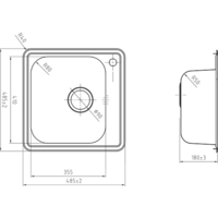 Кухонная мойка IDDIS Strit STR48S0i77 - Превью изображения №2 — Интернет-магазин Time-Shop