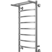 Полотенцесушитель TERMINUS Классик П8 400x850 с полкой бп электро (хром) - Превью изображения №2 — Интернет-магазин Time-Shop