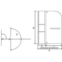 Стеклянная шторка для ванны RGW SC-08 100 см - Превью изображения №2 — Интернет-магазин Time-Shop