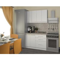 Готовая кухня Кастанье Марта 1.2 (белый глянец) - Превью изображения №2 — Интернет-магазин Time-Shop