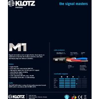 Кабель Klotz M1FS1K0200 (2 м, черный) - Превью изображения №4 — Интернет-магазин Time-Shop