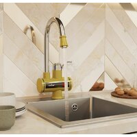 Проточный электрический водонагреватель-кран Mixline WH-003 (золото) - Превью изображения №4 — Интернет-магазин Time-Shop