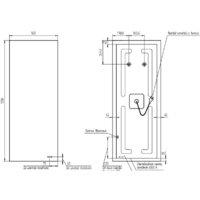  Cersanit Зеркало Eclipse Smart 50x125 64154 - Превью изображения №6 — Интернет-магазин Time-Shop