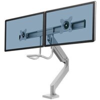 Кронштейн для монитора Fellowes Eppa Dual Crossbar Monitor Arm (серебристый) - Превью изображения №2 — Интернет-магазин Time-Shop