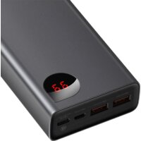Внешний аккумулятор Baseus Adaman Metal Digital Display PPIMDA-D01 20000mAh (черный) - Превью изображения №5 — Интернет-магазин Time-Shop
