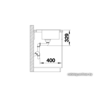 Кухонная мойка Blanco Legra 6 523333 (алюметаллик) - Превью изображения №5 — Интернет-магазин Time-Shop