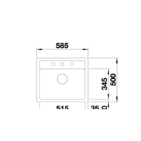 Кухонная мойка Blanco Legra 6 523333 (алюметаллик) - Превью изображения №2 — Интернет-магазин Time-Shop