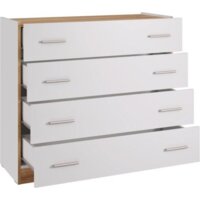 Комод НК-Мебель Fresco КМ-100N 72518529 (белый/дуб вотан) - Превью изображения №2 — Интернет-магазин Time-Shop