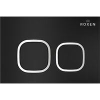 Унитаз подвесной Roxen Cube One Rimless 6 в 1 StounFix Dual Fresh 543879 (кнопка: черный матовый) - Превью изображения №16 — Интернет-магазин Time-Shop