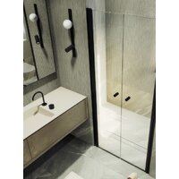Душевая дверь MaybahGlass 198x89 MGD-423-6 (прозрачное стекло/черный) - Превью изображения №5 — Интернет-магазин Time-Shop