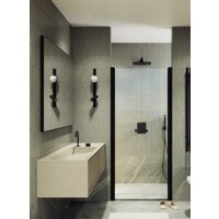 Душевая дверь MaybahGlass 198x89 MGD-423-6 (прозрачное стекло/черный) - Превью изображения №4 — Интернет-магазин Time-Shop