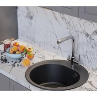 Кухонная мойка Mixline ML-GM11 551829 (ультра-черный) - Превью изображения №4 — Интернет-магазин Time-Shop