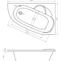 Ванна Lavinia Boho Bell Pro 160x105 R 3702160R - Превью изображения №6 — Интернет-магазин Time-Shop