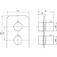 Смеситель без скрытого механизма Deante Box BXY 0EBT - Превью изображения №2 — Интернет-магазин Time-Shop