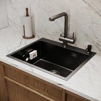 Кухонная мойка Axus LS-6050BD - Превью изображения №13 — Интернет-магазин Time-Shop