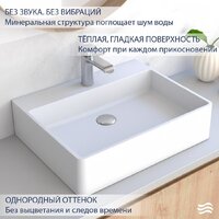 Умывальник Lauter Silenta 21S551PW (Pure White) - Превью изображения №3 — Интернет-магазин Time-Shop