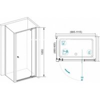 Душевой уголок RGW PA-44-1B 410844109-014 - Превью изображения №3 — Интернет-магазин Time-Shop