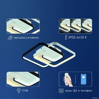 Припотолочная люстра Rivoli Jenny 6102-103 Б0059010 - Превью изображения №4 — Интернет-магазин Time-Shop