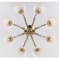 Люстра средней высоты Евросвет 60107/8 (Античная бронза) - Превью изображения №3 — Интернет-магазин Time-Shop