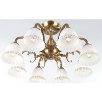 Люстра средней высоты Евросвет 60107/8 (Античная бронза) - Превью изображения №2 — Интернет-магазин Time-Shop