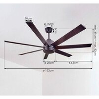 Светильник с вентилятором Eglo Azar 60 35019 - Превью изображения №5 — Интернет-магазин Time-Shop
