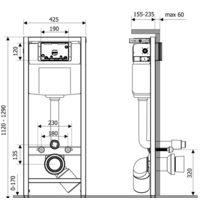 Инсталляция для унитаза Lavinia Boho Relfix 38010010 - Превью изображения №2 — Интернет-магазин Time-Shop