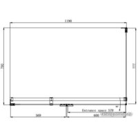 Душевой уголок Ambassador Abner 10011103L 120х80 - Превью изображения №10 — Интернет-магазин Time-Shop