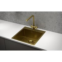 Кухонная мойка Granula GR-5151 (золото сатин) - Превью изображения №2 — Интернет-магазин Time-Shop
