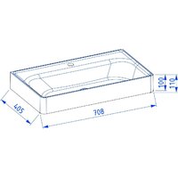 Умывальник Lauter Solid Surface - Превью изображения №2 — Интернет-магазин Time-Shop