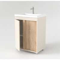  Дабер Тумба под умывальник 013 70 Т13.7.0.18 (бежевый/дуб бардолино) - Превью изображения №3 — Интернет-магазин Time-Shop