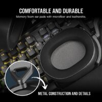 Наушники Corsair HS65 Surround (карбон) - Превью изображения №5 — Интернет-магазин Time-Shop