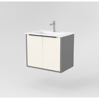  Дабер Тумба под умывальник 018 60 Т18.6.0.19Ч (бежевый/серый/ручка черная) - Превью изображения №2 — Интернет-магазин Time-Shop