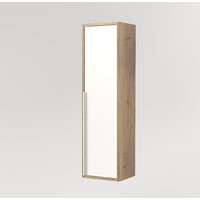  Дабер Шкаф-полупенал 015 СТ15.0.0.21Б (дуб галифакс/белый/ручка белая) - Превью изображения №2 — Интернет-магазин Time-Shop