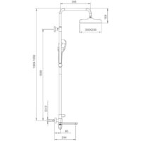 Душевая система  Gappo G2410-3 - Превью изображения №2 — Интернет-магазин Time-Shop