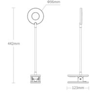 Настольная лампа Yeelight LED Charging Clamping Lamp YLTD10YL - Превью изображения №6 — Интернет-магазин Time-Shop