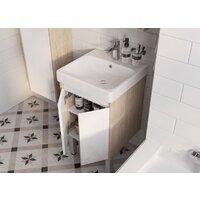  Акватон Тумба под умывальник Сканди Doors 45 1A278701SDB20 (белый/дуб верона) - Превью изображения №9 — Интернет-магазин Time-Shop