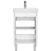  Акватон Тумба под умывальник Сканди Doors 45 1A278701SDB20 (белый/дуб верона) - Превью изображения №3 — Интернет-магазин Time-Shop