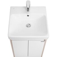  Акватон Тумба под умывальник Сканди Doors 45 1A278701SDB20 (белый/дуб верона) - Превью изображения №5 — Интернет-магазин Time-Shop