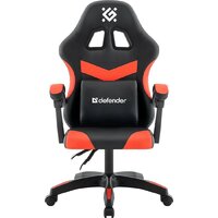 Игровое (геймерское) кресло Defender Runa (черный/красный) - Превью изображения №2 — Интернет-магазин Time-Shop