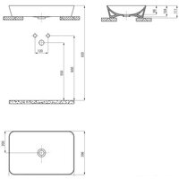 Умывальник Deante Tess CDS DU6S - Превью изображения №4 — Интернет-магазин Time-Shop