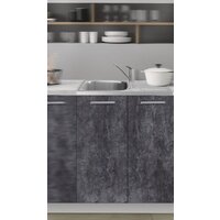 Шкаф напольный Артём-Мебель 800мм СН-114.22 (бетон спаркс) - Превью изображения №2 — Интернет-магазин Time-Shop