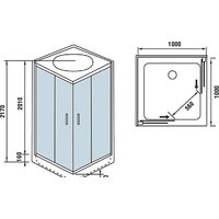 Душевая кабина WeltWasser WW500 Laine 1004 - Превью изображения №11 — Интернет-магазин Time-Shop