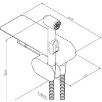 Гигиенический душ AM.PM Like F0202600 - Превью изображения №7 — Интернет-магазин Time-Shop