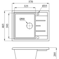Кухонная мойка БелЭворс Mila R + смеситель W74004-2 + дозатор L405F (черный) - Превью изображения №10 — Интернет-магазин Time-Shop